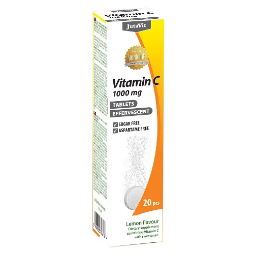 Vitamina C 1000mg, 20 efervescente, Jutavit