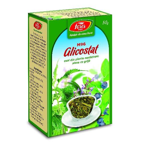 Ceai Diabet Glicostat 50gr Fares