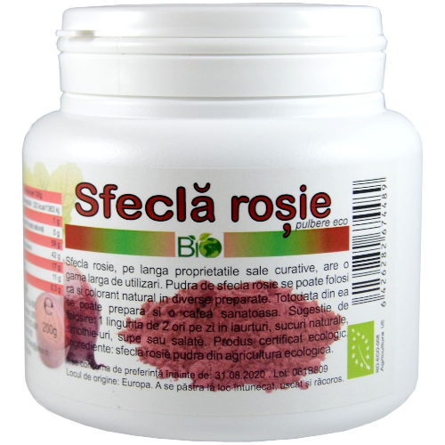 Sfecla Rosie Pulbere Eco 200gr Deco Italia