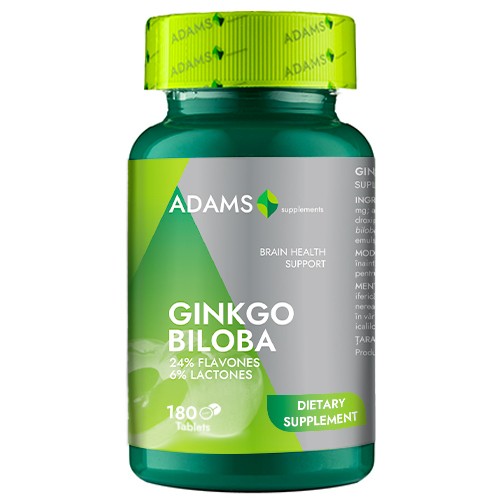 Ginkgo Biloba 180 tab, Adams