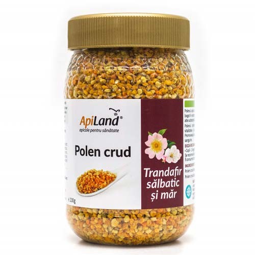 Polen Crud de Trandafir Salbatic si Mar, 230gr, Apiland